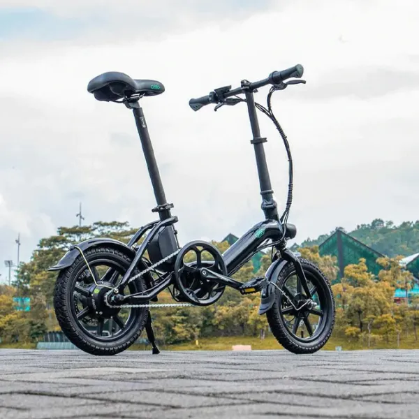 Bicicletă electrică FIIDO D3 Pro 14" Urban / Black photo 4