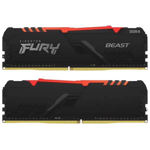Оперативная память Kingston FURY Beast RGB SDRAM KF436C18BBAK2/ 32 DIMM/ DDR4/ 32 ГБ photo 2