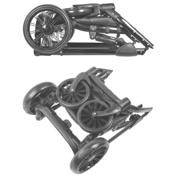 Cărucior pentru copil Quali Rossa 2 in 1 R8/ Light Gray photo 4