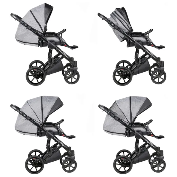 Cărucior pentru copil Quali Apollo 2 in 1 A18/ Light Gray photo 3