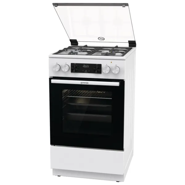 Aragaz Gorenje GK5C40WF Pe gaz/ White/ Black photo 2