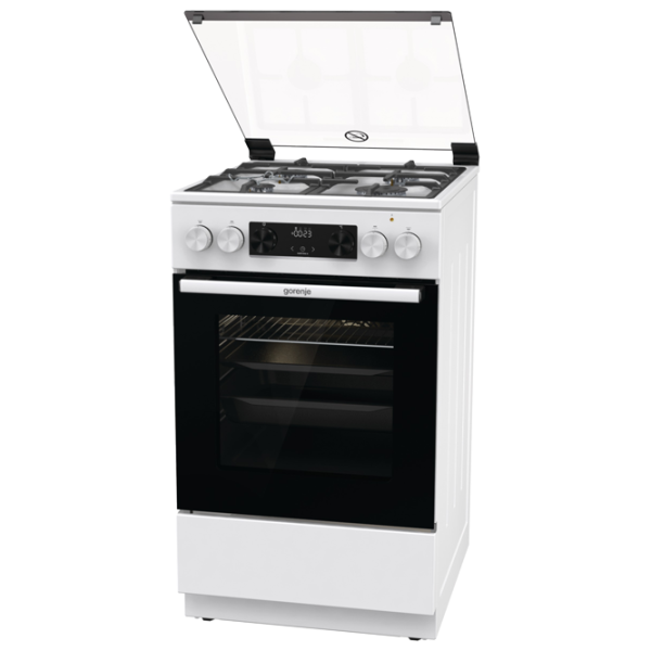 Aragaz Gorenje GK5C40WF Pe gaz/ White/ Black photo 2
