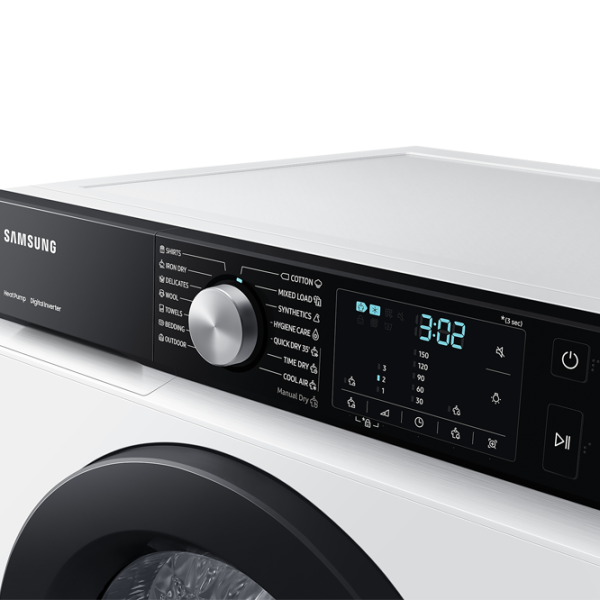 Сушильная машина Samsung Bespoke DV90BBA245AELE 9 кг/ Белый photo 9