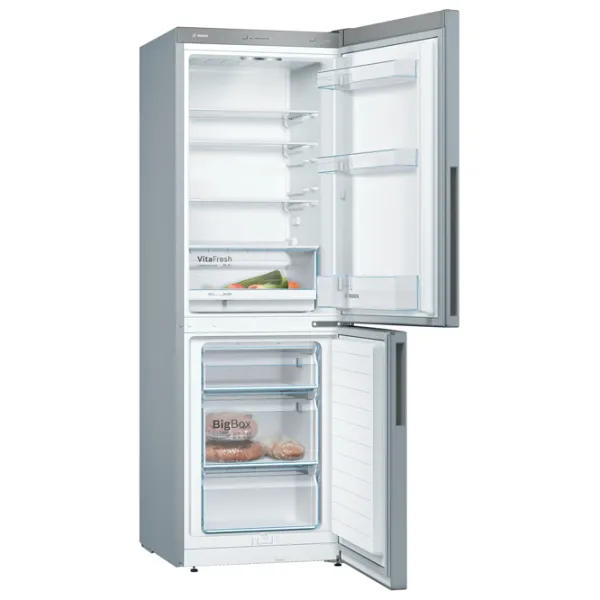 Frigider Bosch KGV332LEA  289 l / 176 cm / Inox photo 2