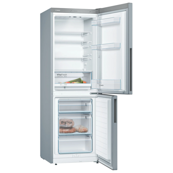 Frigider Bosch KGV332LEA  289 l / 176 cm / Inox photo 2