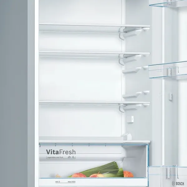 Frigider Bosch KGV332LEA  289 l / 176 cm / Inox photo 4
