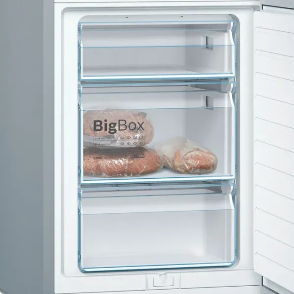 Frigider Bosch KGV332LEA  289 l / 176 cm / Inox photo 5