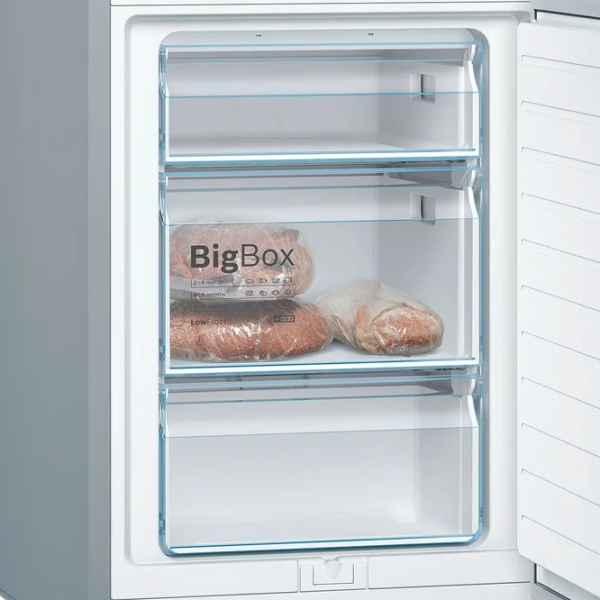 Frigider Bosch KGV332LEA  289 l / 176 cm / Inox photo 5