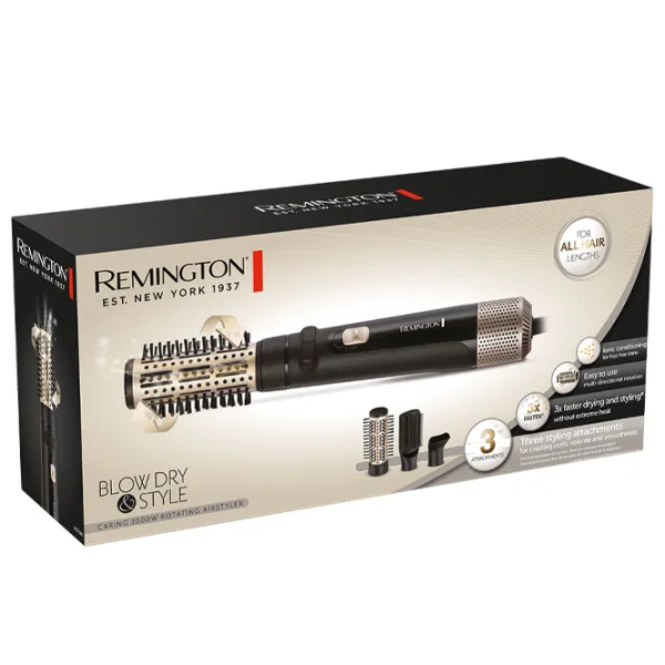 Perie cu aer cald Remington AS7580 1000 W/ Black photo 4