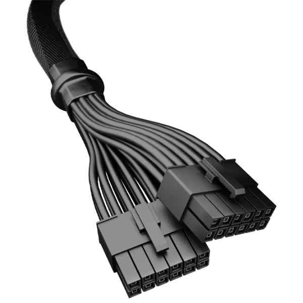 Cablu de alimentare Be quiet! 12VHPWR + 12+4 pin 0.6 m/ Black photo 2
