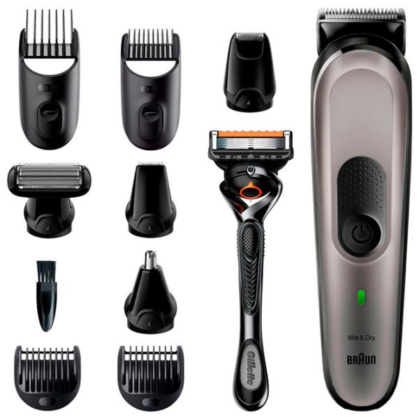 Trimmer facial Braun MGK7320 Silver photo 2