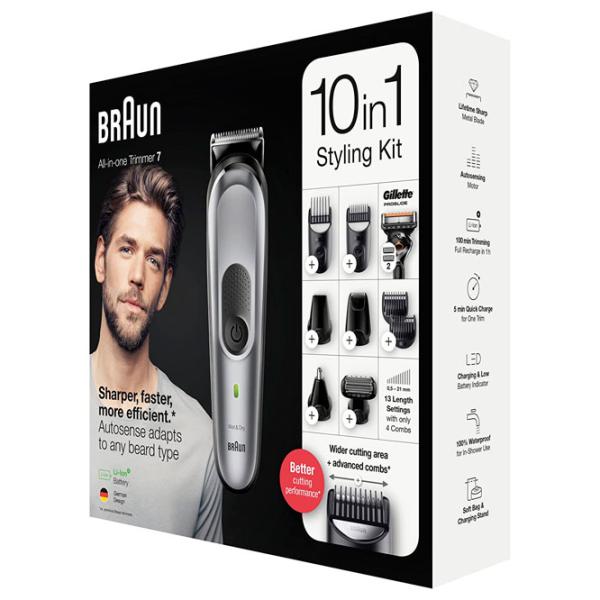 Trimmer facial Braun MGK7320 Silver photo 7