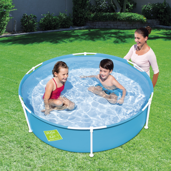 Piscină Bestway 56283BW 580 l/ Cu cadru/ Blue photo 2 Piscină Bestway 56283BW 580 l/ Cu cadru/ Blue photo 2