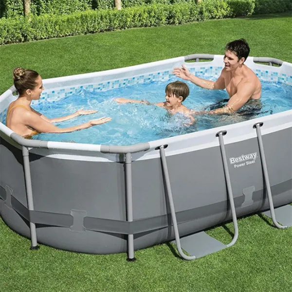Piscină Bestway 5614ABW 3668 l/ Cu cadru/ Gray photo 6