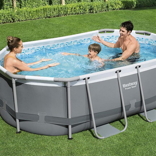 Piscină Bestway 5614ABW 3668 l/ Cu cadru/ Gray photo 6