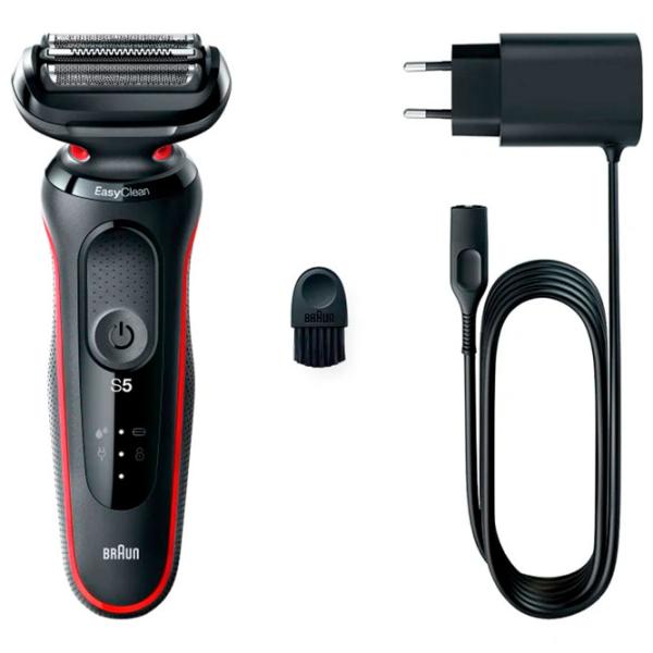 Бритва электрическая Braun 51-R1000s Красный Черный  photo 3