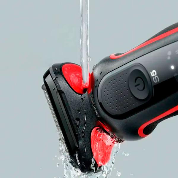 Бритва электрическая Braun 51-R1000s Красный Черный  photo 5