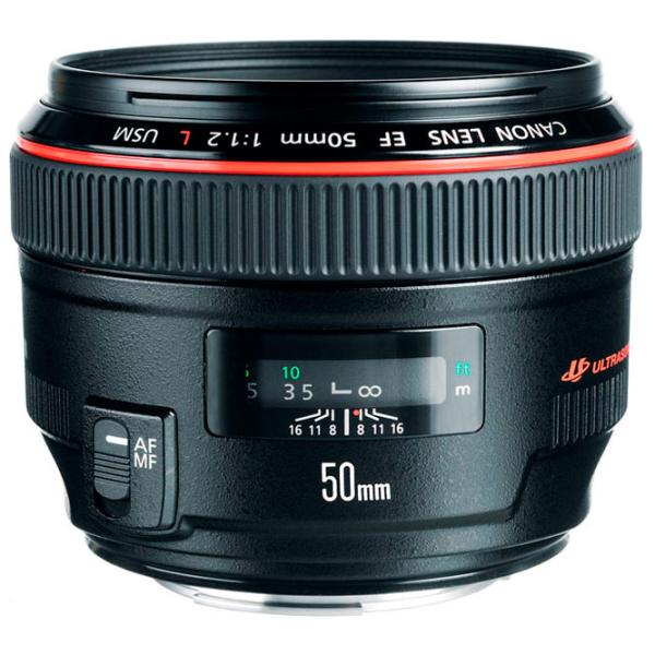 Объектив Canon EF 50mm f/ 1.2L USM Черный photo 2 Объектив Canon EF 50mm f/ 1.2L USM Черный photo 2