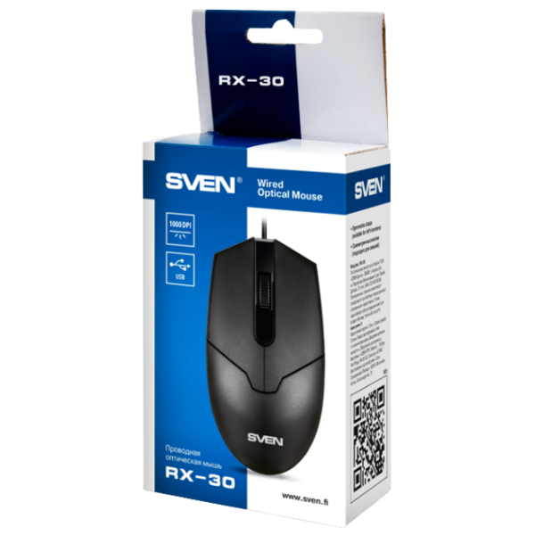 Mouse Sven RX-30 USB/ Black photo 5