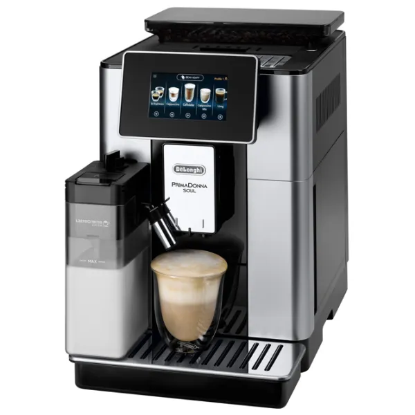 Aparat de cafea Delonghi ECAM610.55SB Automată/ 2.2 l/ Silver photo 2