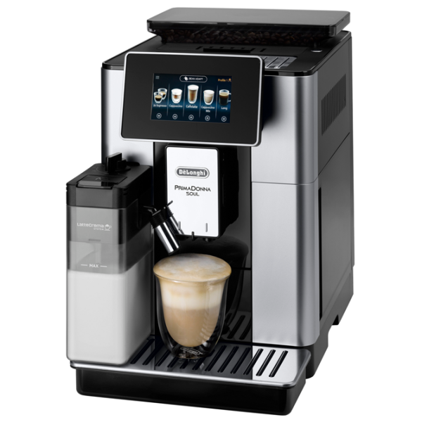 Aparat de cafea Delonghi ECAM610.55SB Automată/ 2.2 l/ Silver photo 2