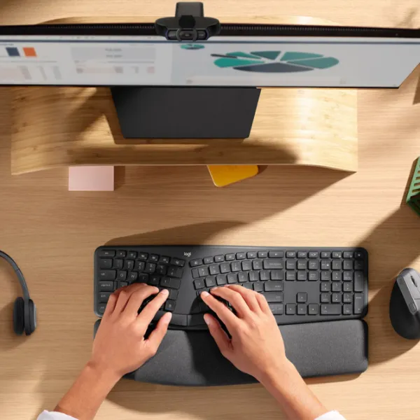 Клавиатура Logitech ERGO K860 Беспроводные / Черный photo 8