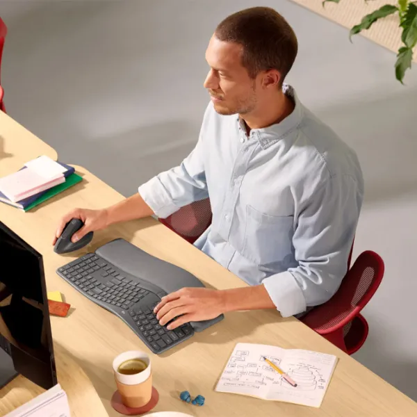 Клавиатура Logitech ERGO K860 Беспроводные / Черный photo 9
