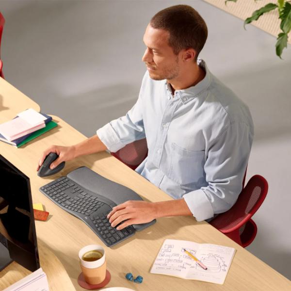Клавиатура Logitech ERGO K860 Беспроводные / Черный photo 9