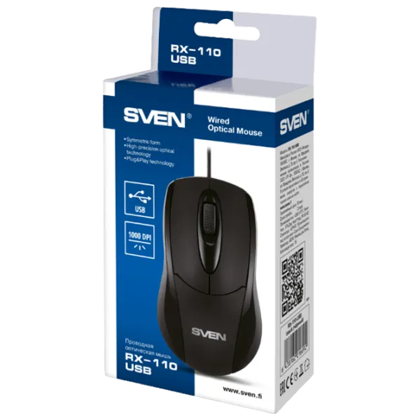 Mouse Sven RX-110 Black photo 4