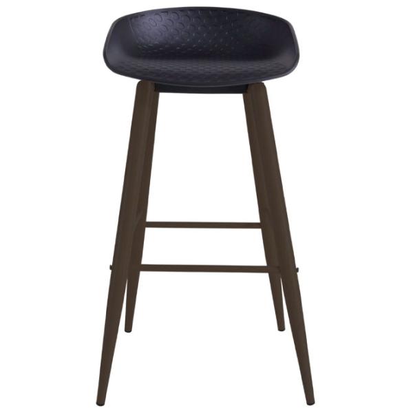 Scaun de bar DecoPrim Hector Plastic/ Metal/ Black photo 3 Scaun de bar DecoPrim Hector Plastic/ Metal/ Black photo 3