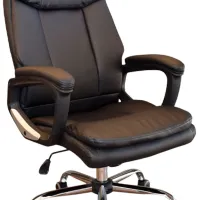 Fotoliu de birou Magnus MC 030 Piele artificială/ Black photo 3