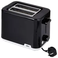 Toster Braun HT1010BK Mecanic/ 900 W/ Black photo 2