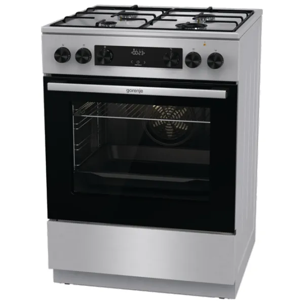 Aragaz Gorenje GKS6C70XJ Pe gaz/ Inox/ Black photo 2 Aragaz Gorenje GKS6C70XJ Pe gaz/ Inox/ Black photo 2