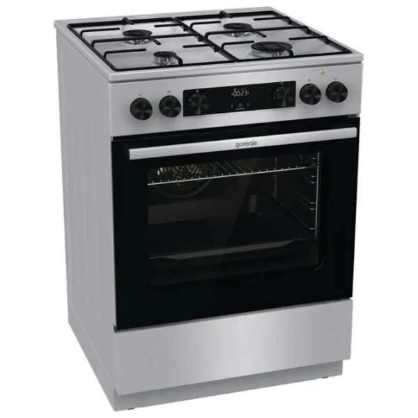 Aragaz Gorenje GKS6C70XJ Pe gaz/ Inox/ Black photo 3 Aragaz Gorenje GKS6C70XJ Pe gaz/ Inox/ Black photo 3