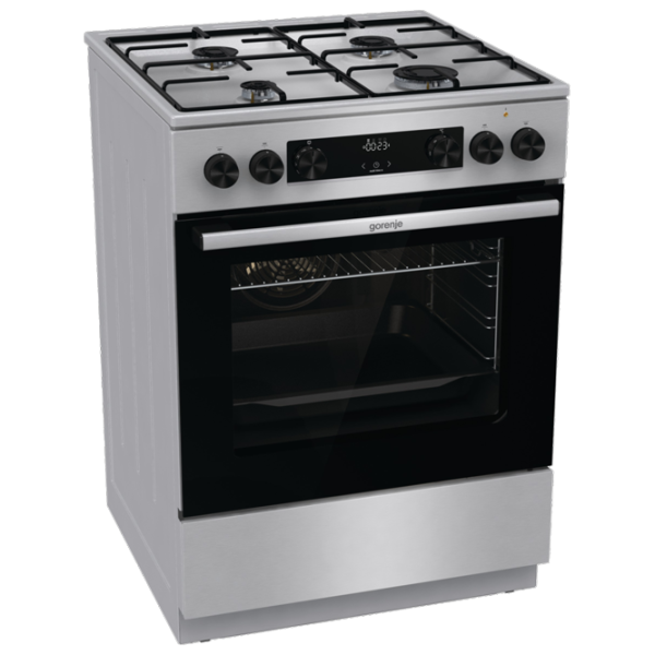 Aragaz Gorenje GKS6C70XJ Pe gaz/ Inox/ Black photo 3 Aragaz Gorenje GKS6C70XJ Pe gaz/ Inox/ Black photo 3