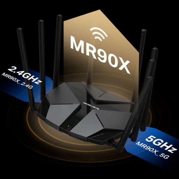 Wi-Fi Роутер Mercusys MR90X 1148 Мбит/ с/ 4804 Мбит/ с/ Белый photo 6