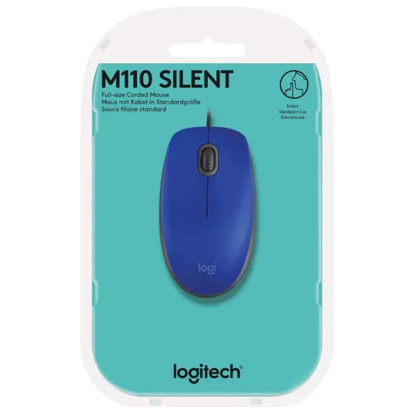 Mouse Logitech B110 Blue photo 5