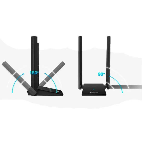 Сетевой адаптер TP-Link Archer TX20U Plus Wi-Fi/ Черный photo 4