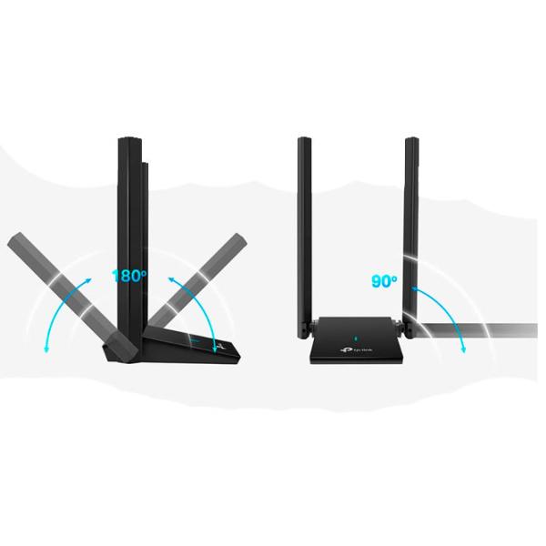 Сетевой адаптер TP-Link Archer TX20U Plus Wi-Fi/ Черный photo 4
