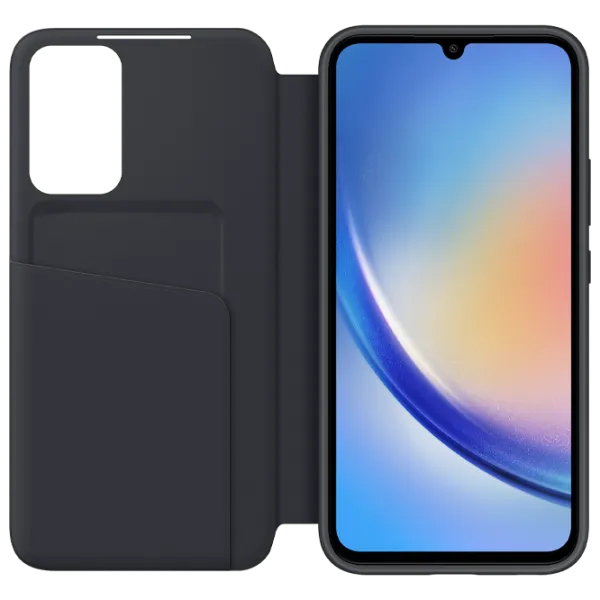 Чехол для смартфона Samsung Galaxy A34 Samsung/ Flip Cover View/ PU/ Черный photo 3