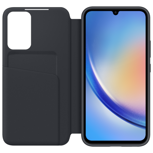 Чехол для смартфона Samsung Galaxy A34 Samsung/ Flip Cover View/ PU/ Черный photo 3