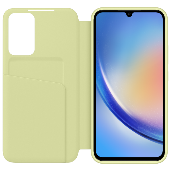 Husă pentru smartphone Samsung Galaxy A34 Samsung/ Flip Cover View/ PU/ Lime Green photo 3 Husă pentru smartphone Samsung Galaxy A34 Samsung/ Flip Cover View/ PU/ Lime Green photo 3