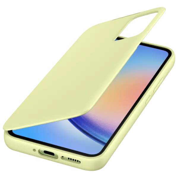 Husă pentru smartphone Samsung Galaxy A34 Samsung/ Flip Cover View/ PU/ Lime Green photo 4 Husă pentru smartphone Samsung Galaxy A34 Samsung/ Flip Cover View/ PU/ Lime Green photo 4