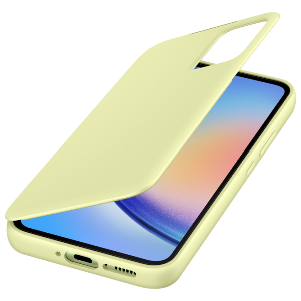 Husă pentru smartphone Samsung Galaxy A34 Samsung/ Flip Cover View/ PU/ Lime Green photo 4 Husă pentru smartphone Samsung Galaxy A34 Samsung/ Flip Cover View/ PU/ Lime Green photo 4