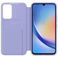 Husă pentru smartphone Samsung Galaxy A34 Samsung/ Flip Cover View/ PU/ Blueberry Purple photo 3