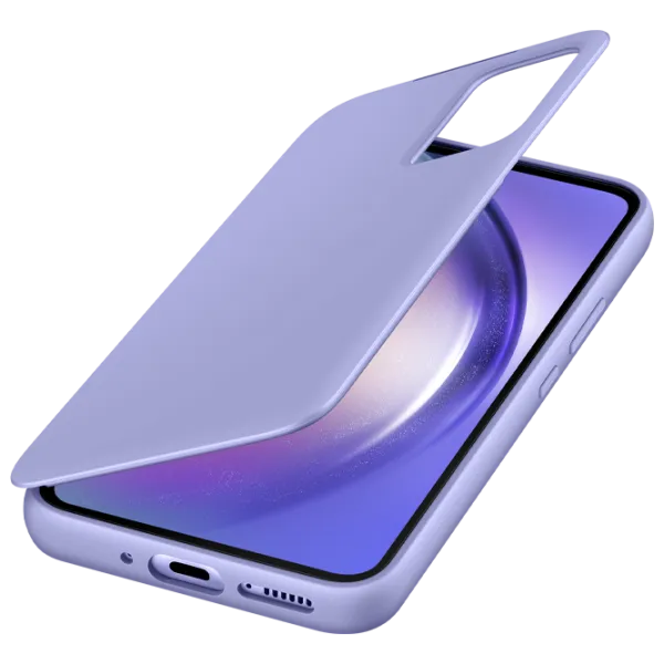 Чехол для смартфона Samsung Galaxy A54 5G Samsung / Flip Cover View / PU / Blueberry Пурпурный photo 4
