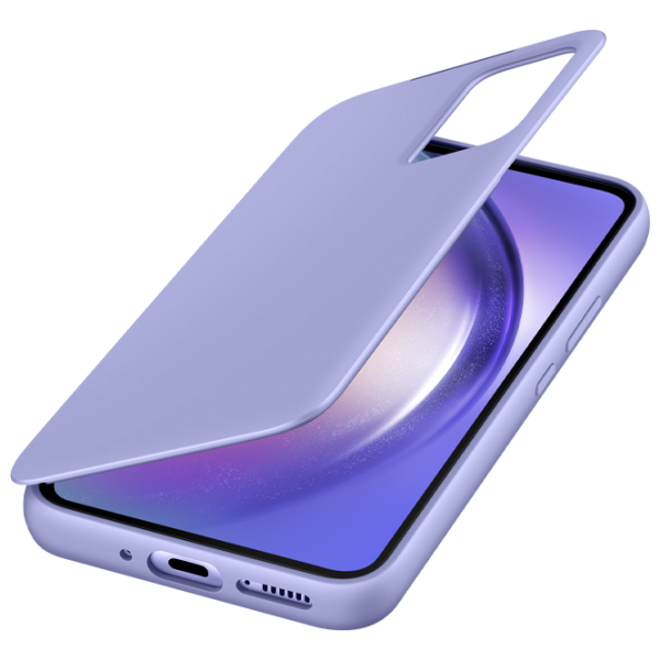 Чехол для смартфона Samsung Galaxy A54 5G Samsung / Flip Cover View / PU / Blueberry Пурпурный photo 4