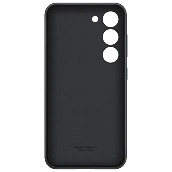 Чехол для смартфона Samsung Galaxy S23 Samsung/ Back/ Кожа/ Черный photo 2