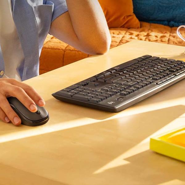Клавиатура и Мышь Logitech MK295 Беспроводные/ Черный photo 7