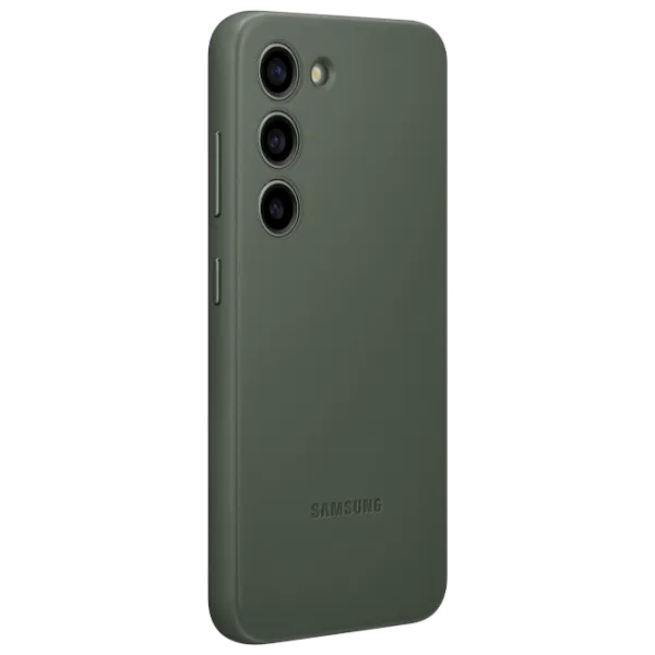 Чехол для смартфона Samsung Galaxy S23 Samsung/ Back/ Кожа/ Зелёный photo 3